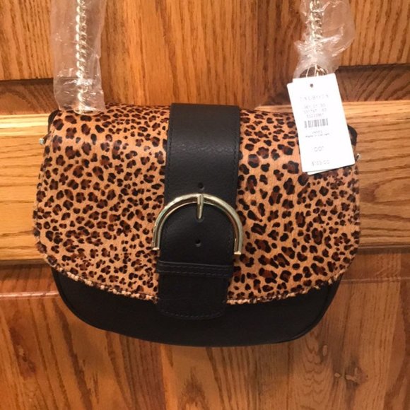 Talbots Animal Print Shoulder Bag - Picture 1 of 6